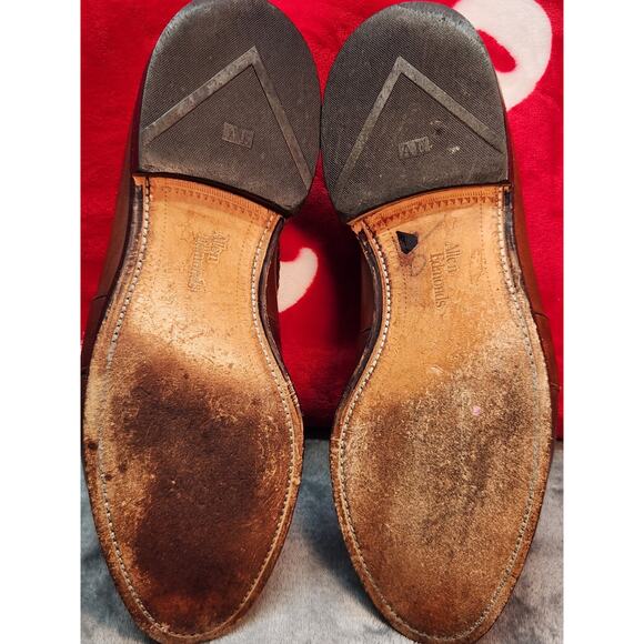 Allen Edmonds Cody Tassel Loafers Men’s 11D Brown Woven Leather Made USA... main image 9